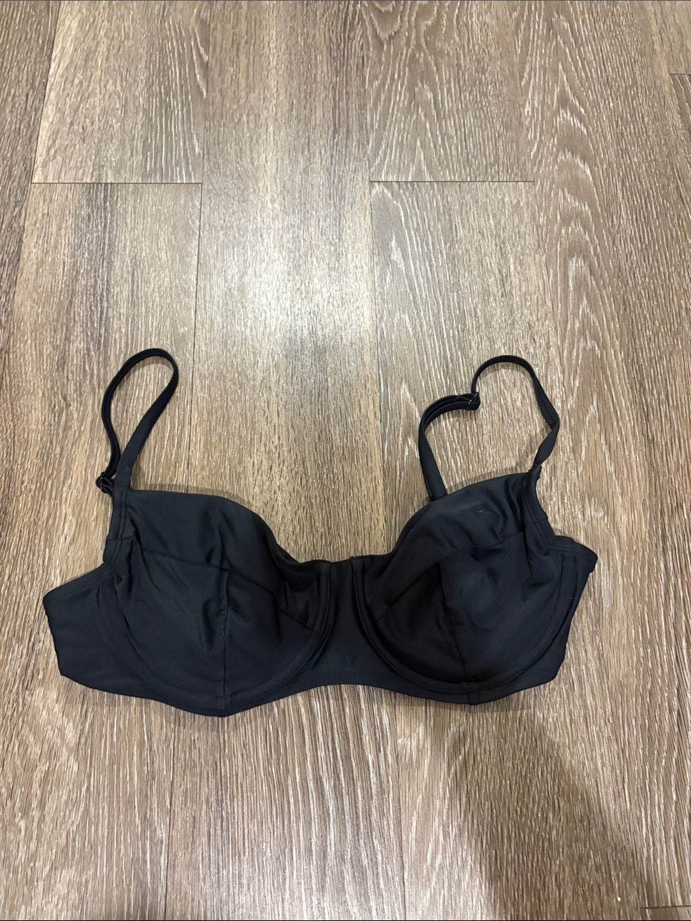 Target Black Underwire Bikini Top - Solid Black